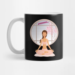 relaxing yoga condition Mug